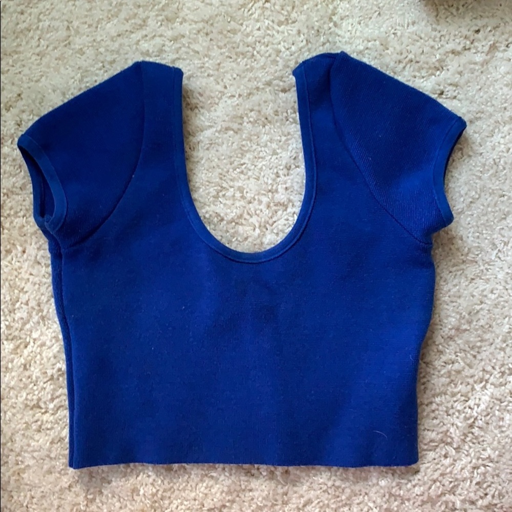 Royal blue crop top 💙